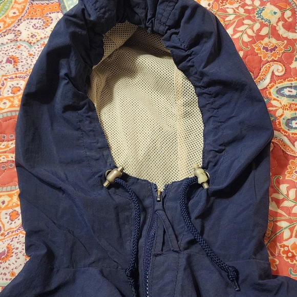 Vintage Members Only Blue Pull Over Nylon Jacket Size Medium - Picture 4 of 13